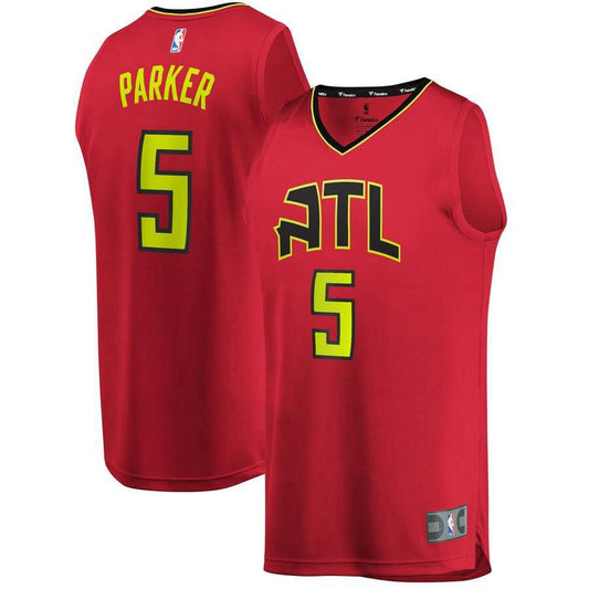 Atlanta Hawks Jabari Parker Fanatics Branded Replica Fast Break Player Statement Jersey Kids - Red | Ireland G4469C8